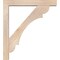 Ekena Millwork Olympic Block Smooth Bracket w/ Offset Brace, Douglas Fir, 5 1/2"W x 34"D x 38"H BKT0604X34X38OLY05SDF - alternate 2